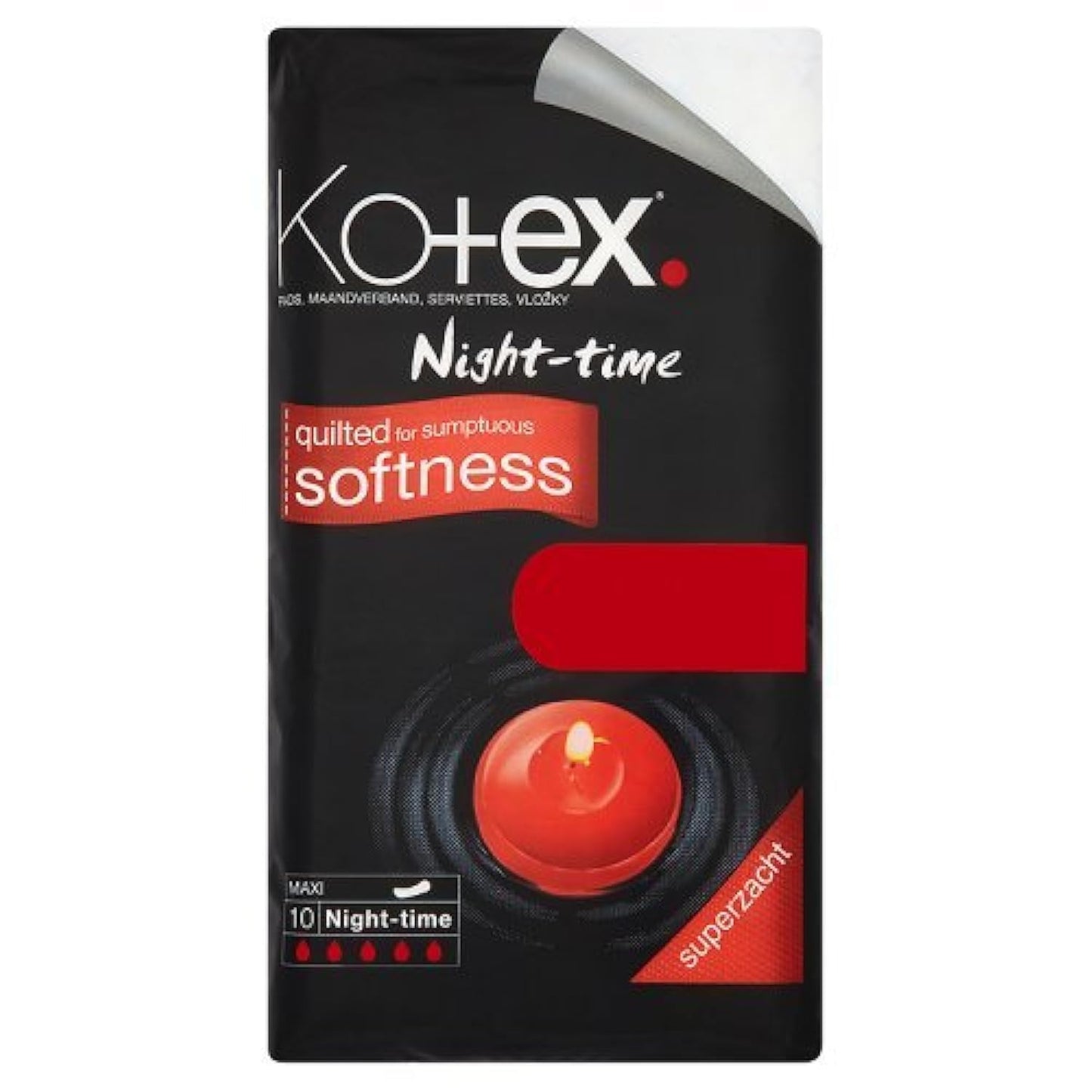 Kotex Night-Time Size 5,10 maxi Pads (SANITARY)