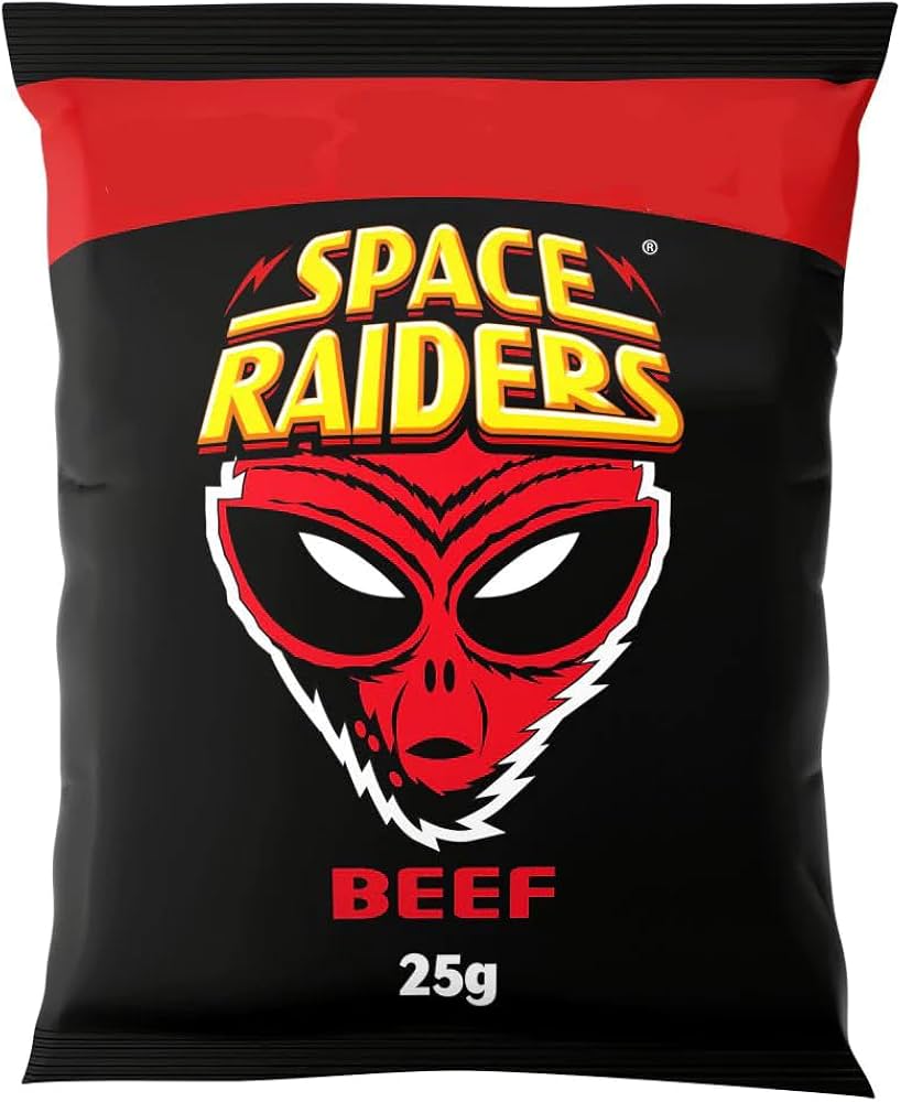 Space Raiders Beef 25g (CRISPS)