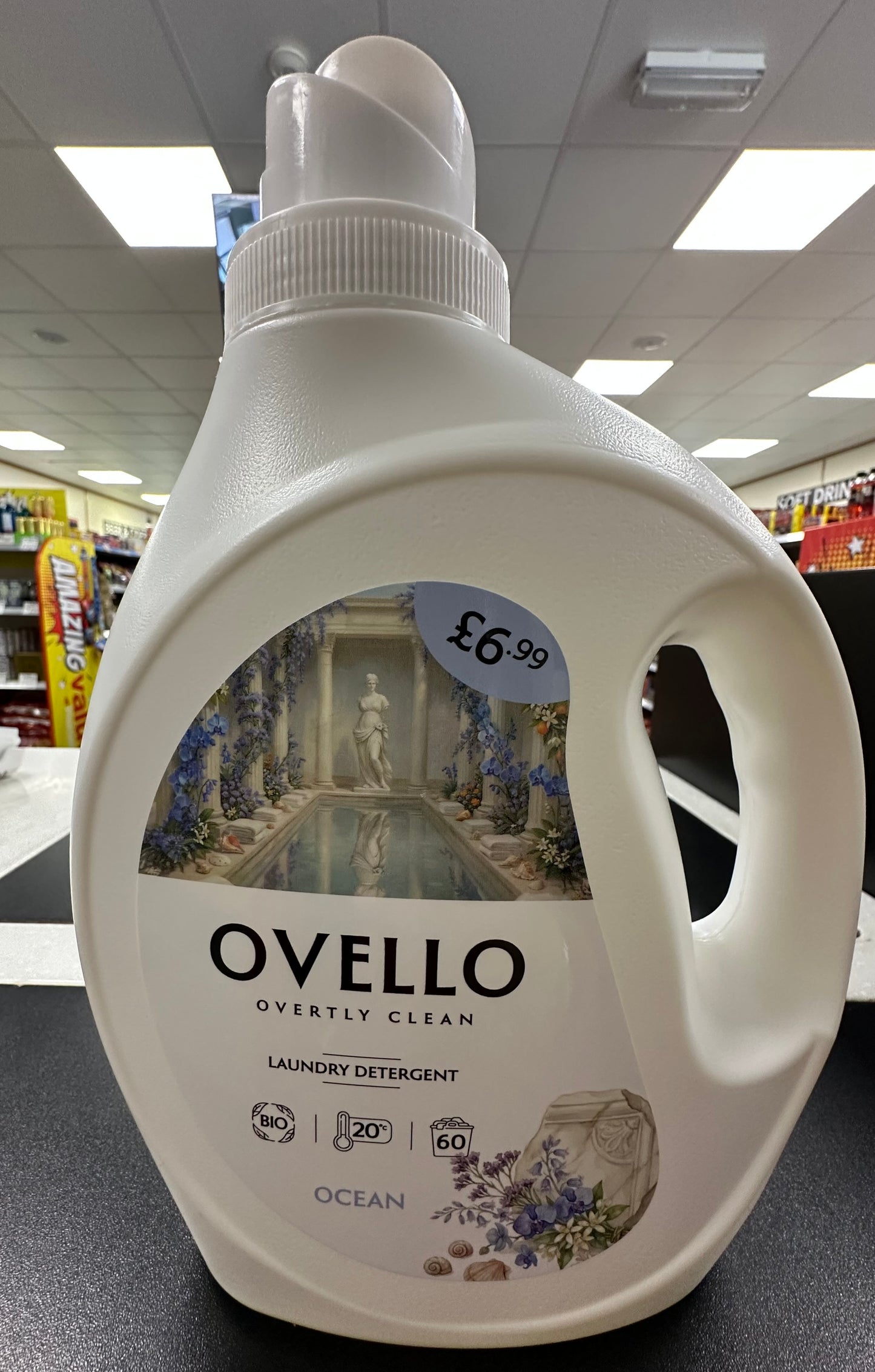 Ovello BIO Laundry Detergent Liquid Ocean 60 Wash (HOUSEHOLD)
