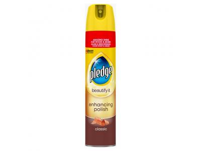 Pledge Wood Polish Classic 250ml (HOUSEHOLD)