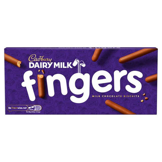 Cadburys Dairy Milk Fingers 114g (BISCUITS)