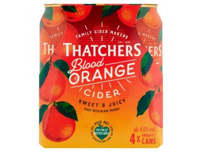 Thatchers Blood Orange Cider 4x440ml (ALCOHOL)