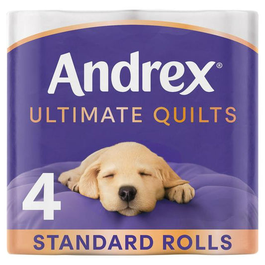 Andrex Ultimate Quilts 4 Toilet Rolls (HOUSEHOLD)