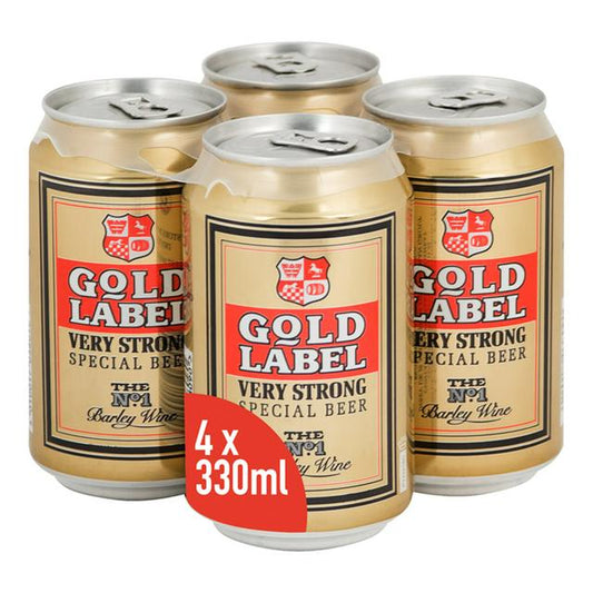 Gold Label Special Beer 4x330ml (ALCOHOL)