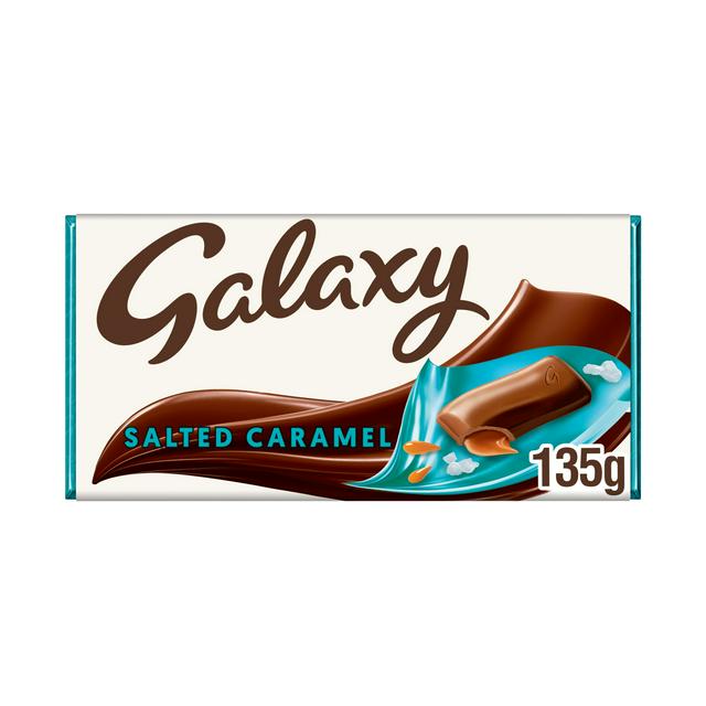 Galaxy Salted Caramel Block 135g (CONFECTIONERY)