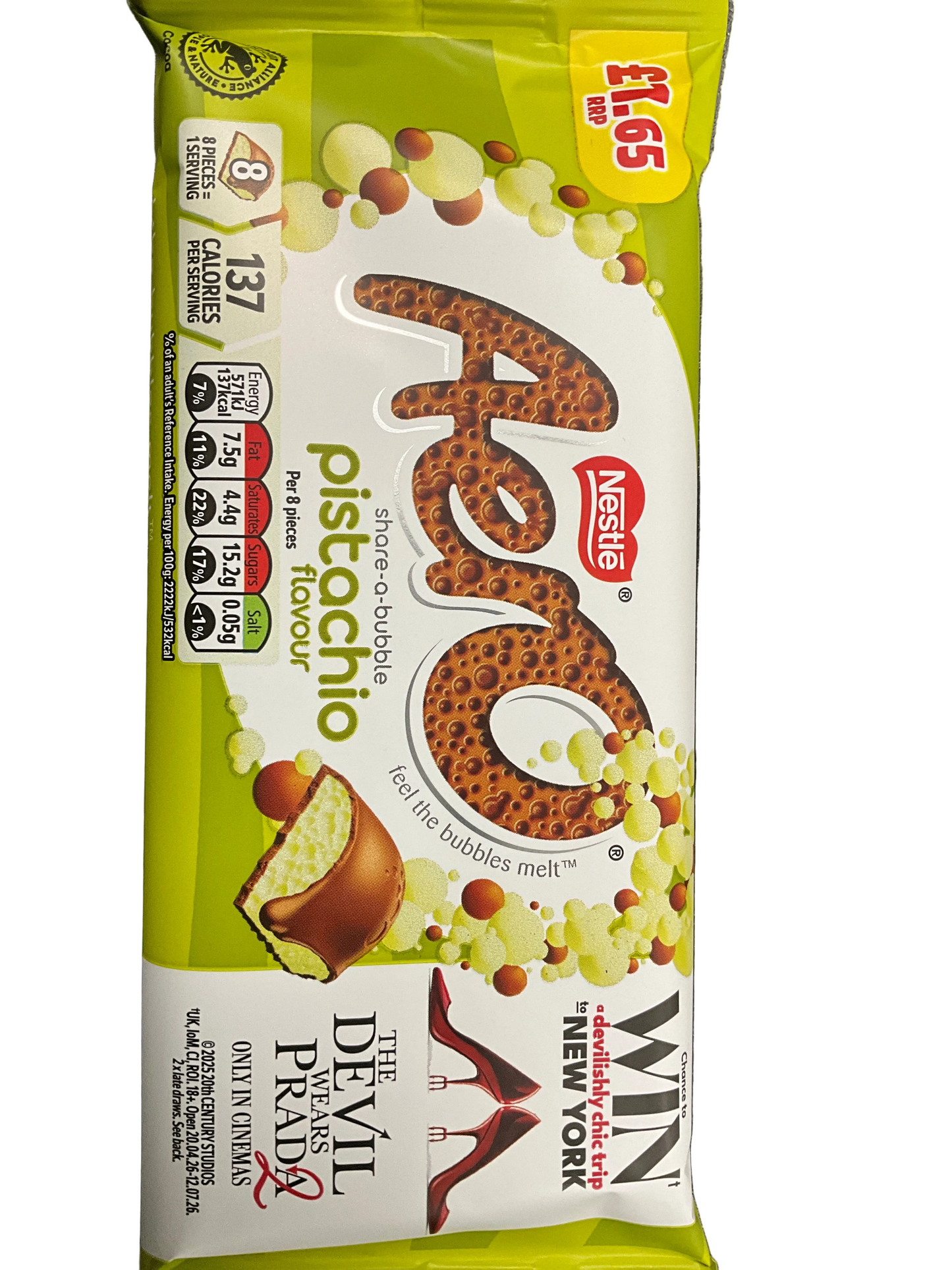 Nestle Aero Pistachio Flavour