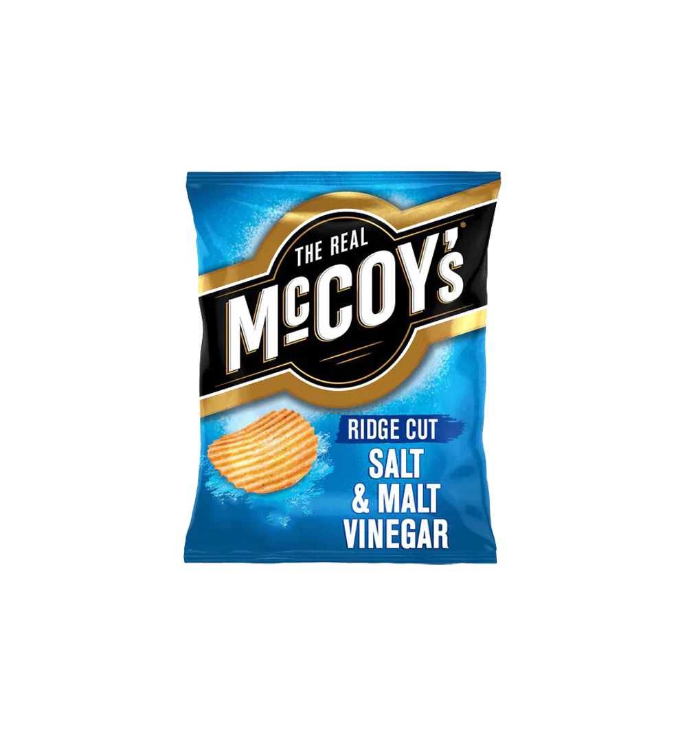 McCoys Ridge Cut Salt & Malt Vinegar 65g (CRISPS)