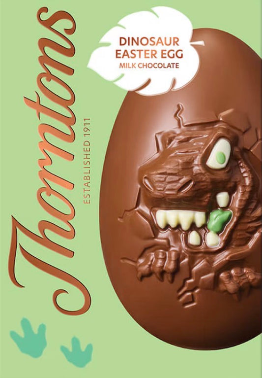 Thorntons Dinosaur Easter Egg Milk Chocolate 151g
(CONFECTIONERY)