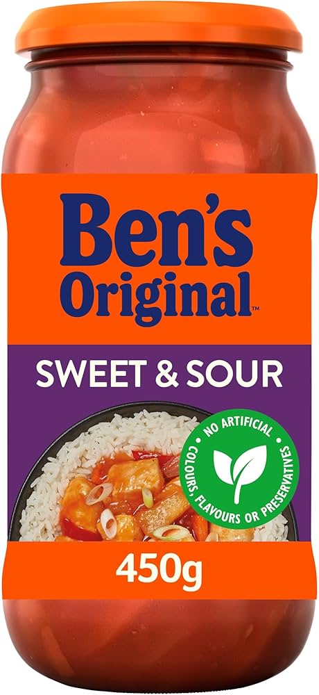 Bens Original Sweet & Sour Cooking Sauce 450g (GROCERY)