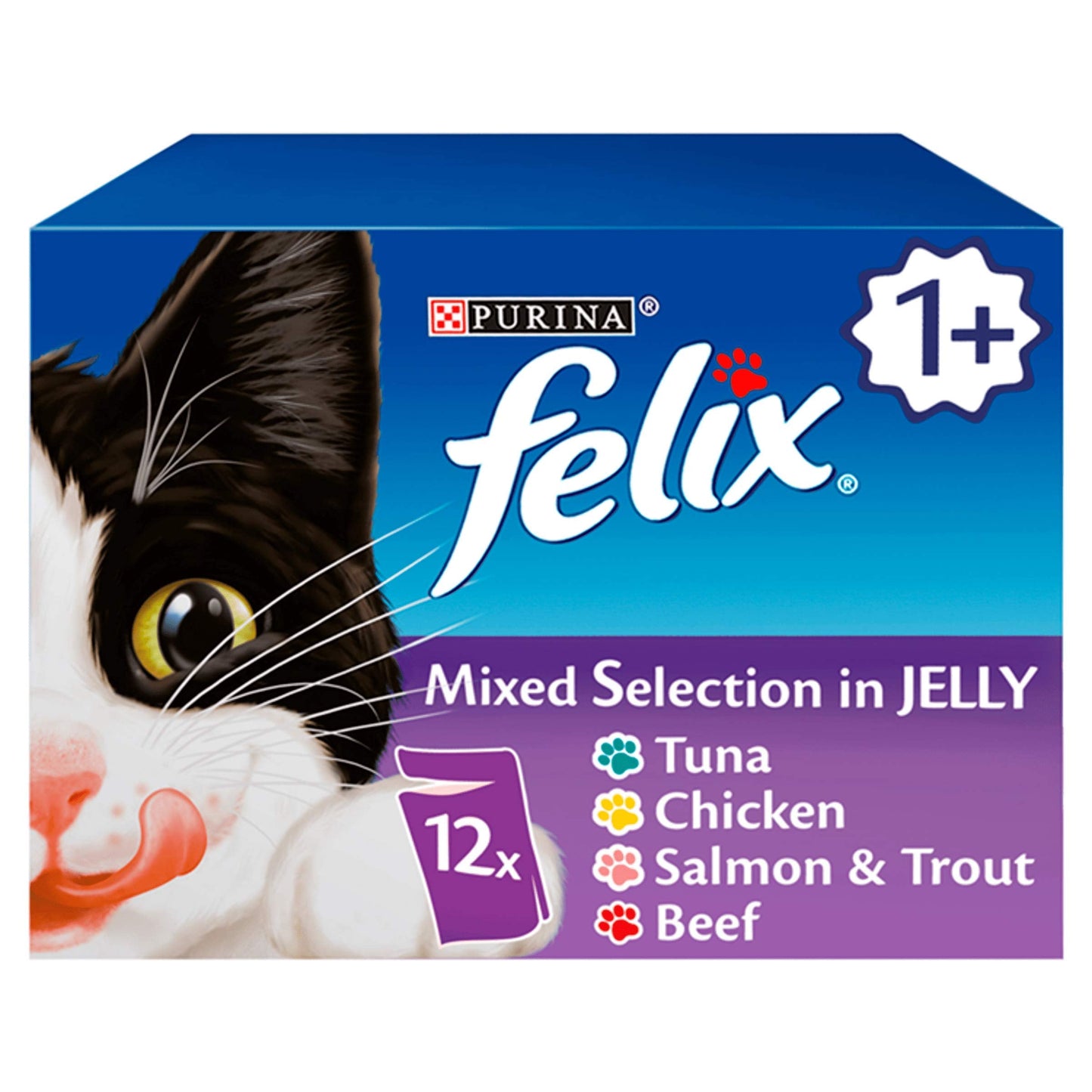 Felix Original Mixed Selection in Jelly 12x85g (CATFOOD)