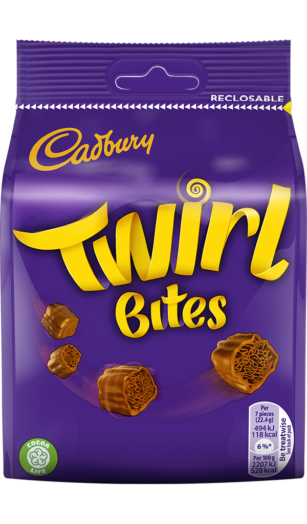 Cadbury Twirl Bites 95g (SHAREBAG)