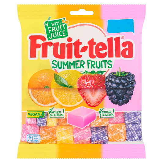 Fruit Tella Summer Fruits 135g (SHAREBAG)