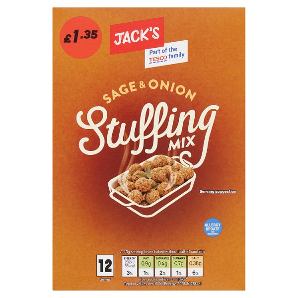 Jacks Sage & Onion Stuffing Mix 170g (GROCERY)