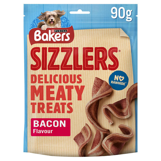 Bakers Sizzlers Bacon Flavour 90g (DOGFOOD)