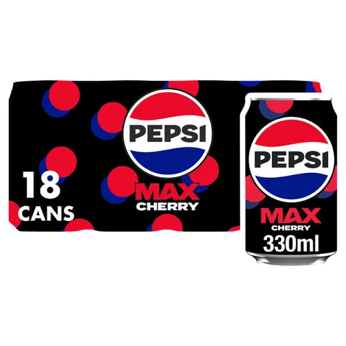 Pepsi Max Cherry 18x330ml (MULTIPACK)