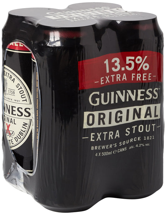 Guinness Original 4x500ml (ALCOHOL)