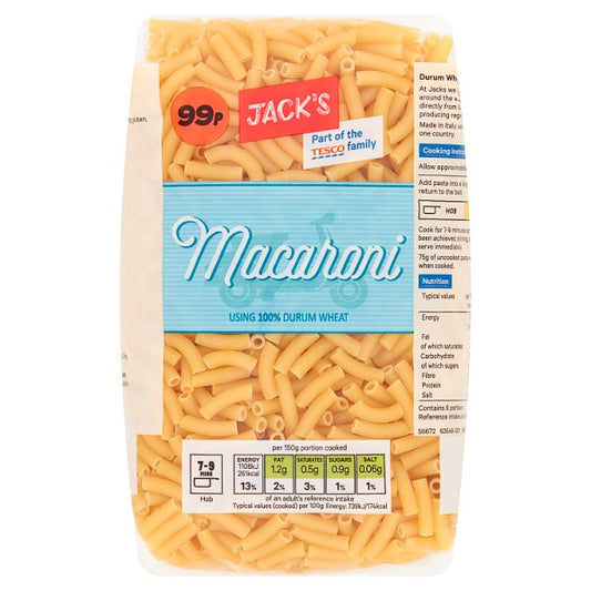 Jacks Macaroni Pasta 500g (GROCERY)