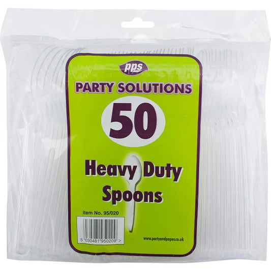 50 Plastic Spoons (HOUSEHOLD)