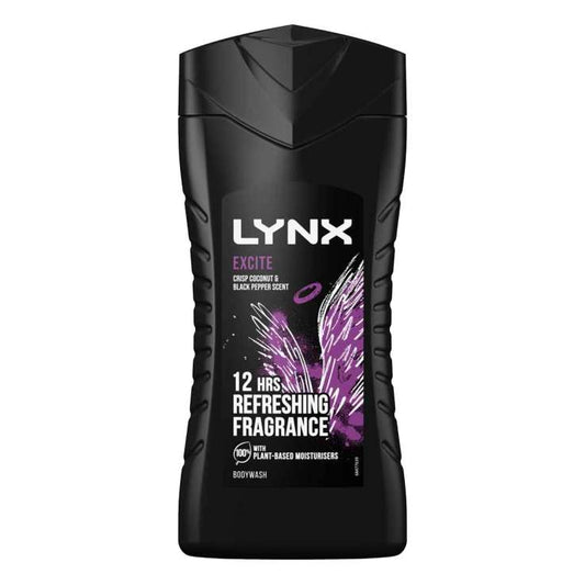 Lynx Excite Bodywash 225ml (HOUSEHOLD)