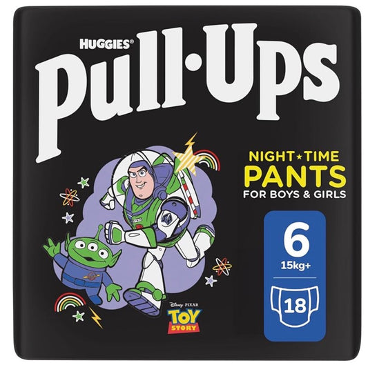 Huggies Pull-Ups Night Time Training Pants Size 6