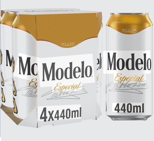 Modelo Especial Cerveza 4x440ml (ALCOHOL)