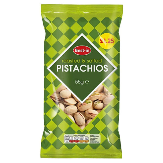 Best-in Roasted Salted Pistachios 55g (SHAREBAG)