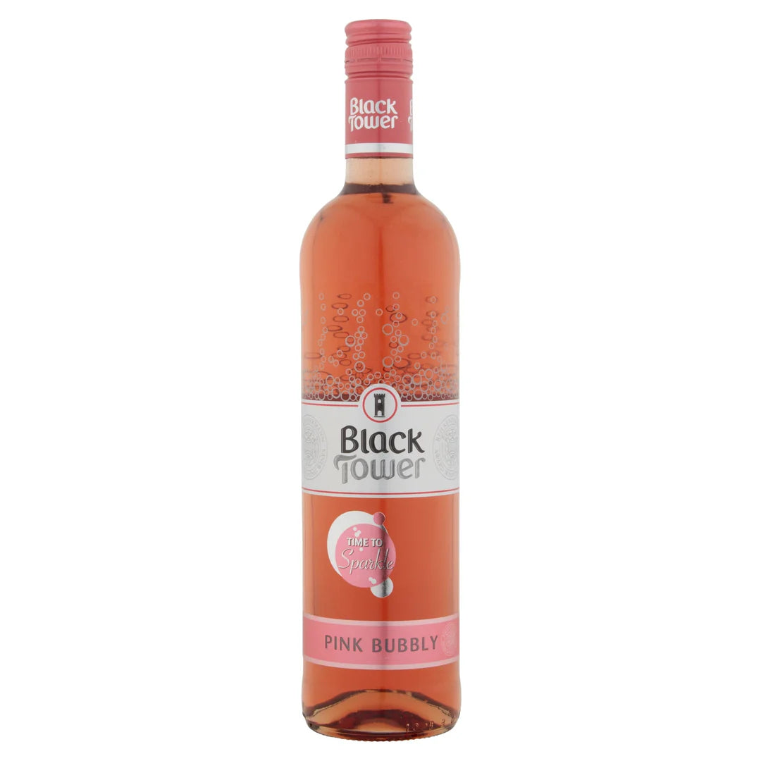 Black Tower Pink Bubbly Wine 75cl (ALCOHOL)