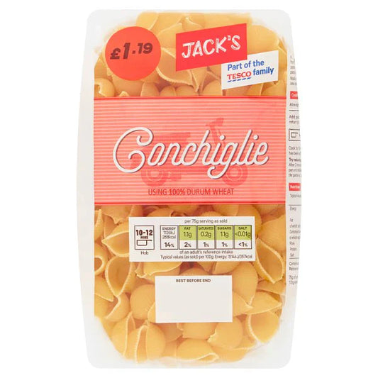 Jacks Conchiglie Pasta 500g (GROCERY)