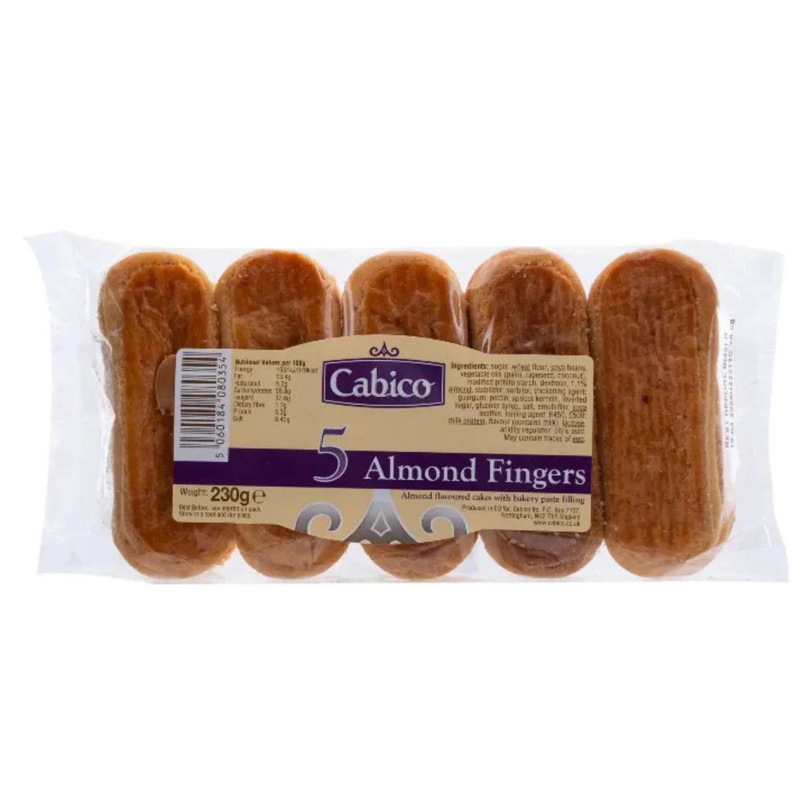 Cabico 5 Almond Fingers (CAKES)