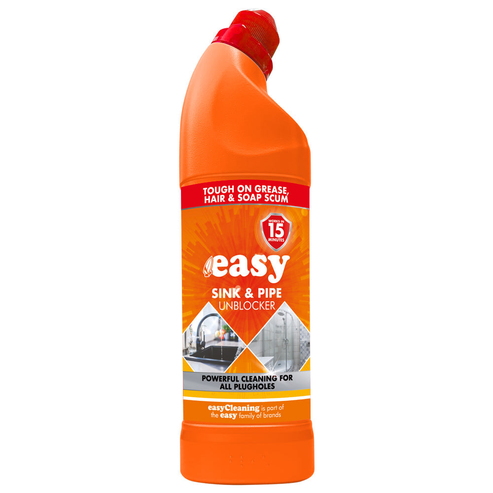 Easy Sink & Pipe Unblocker Liquid 1L (HOUSEHOLD)