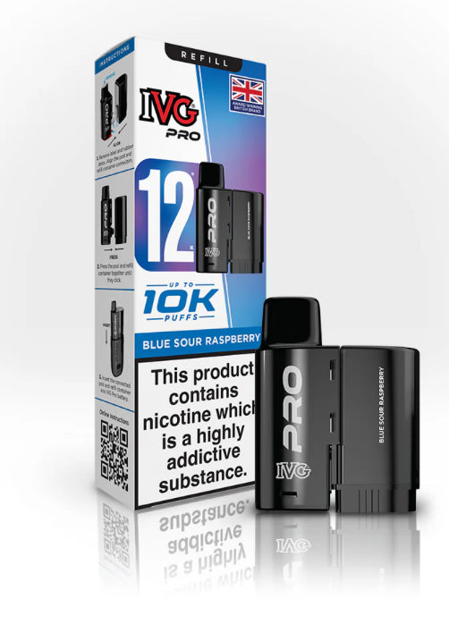 IVG Pro Refillable Blue Sour Raspberry Pods
