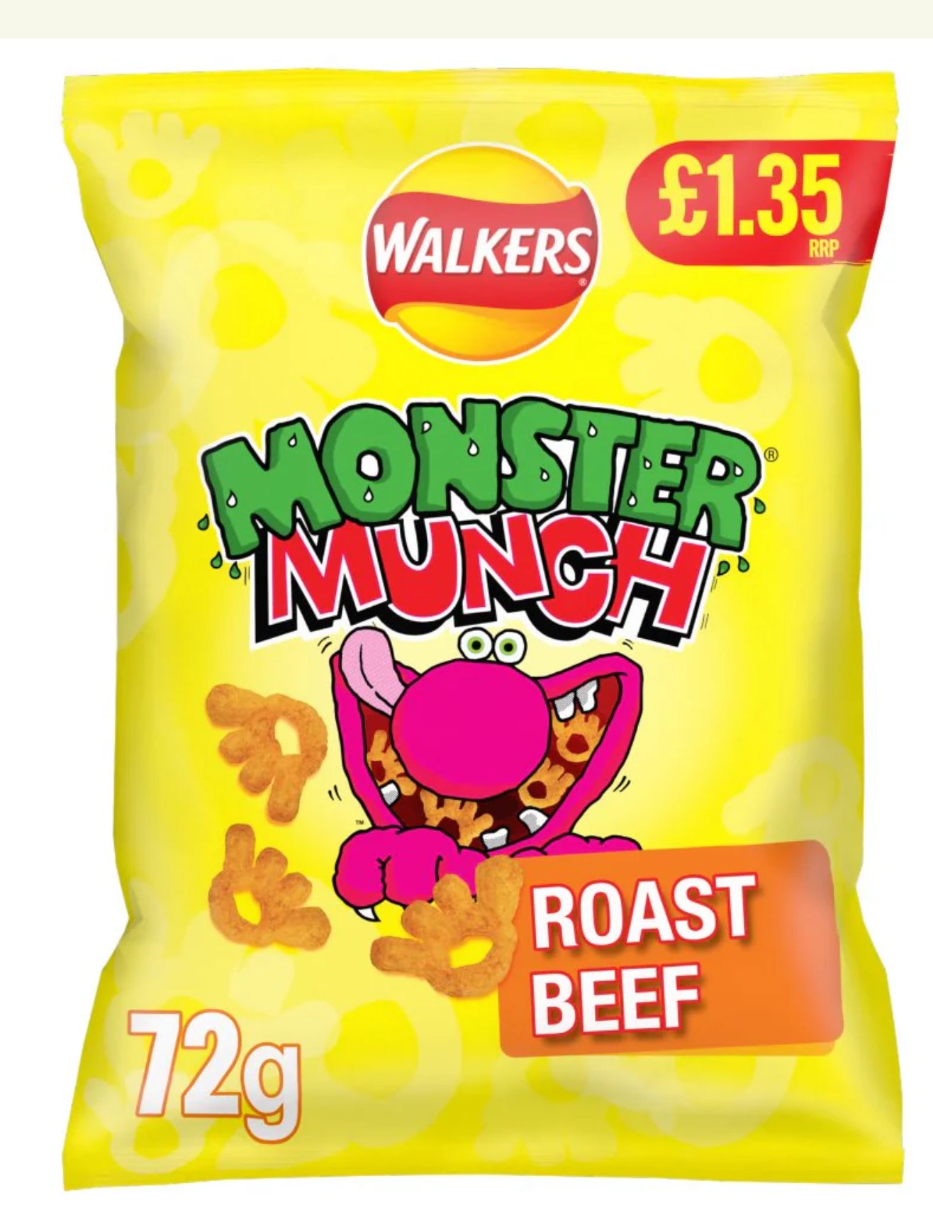 Walkers Monster Munch Roast Beef 72g