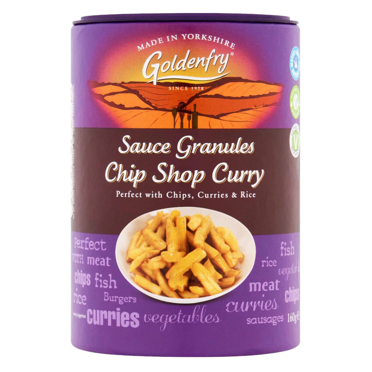 Goldenfry Sauce Granules Chip Shop Curry 160g (GROCERY)