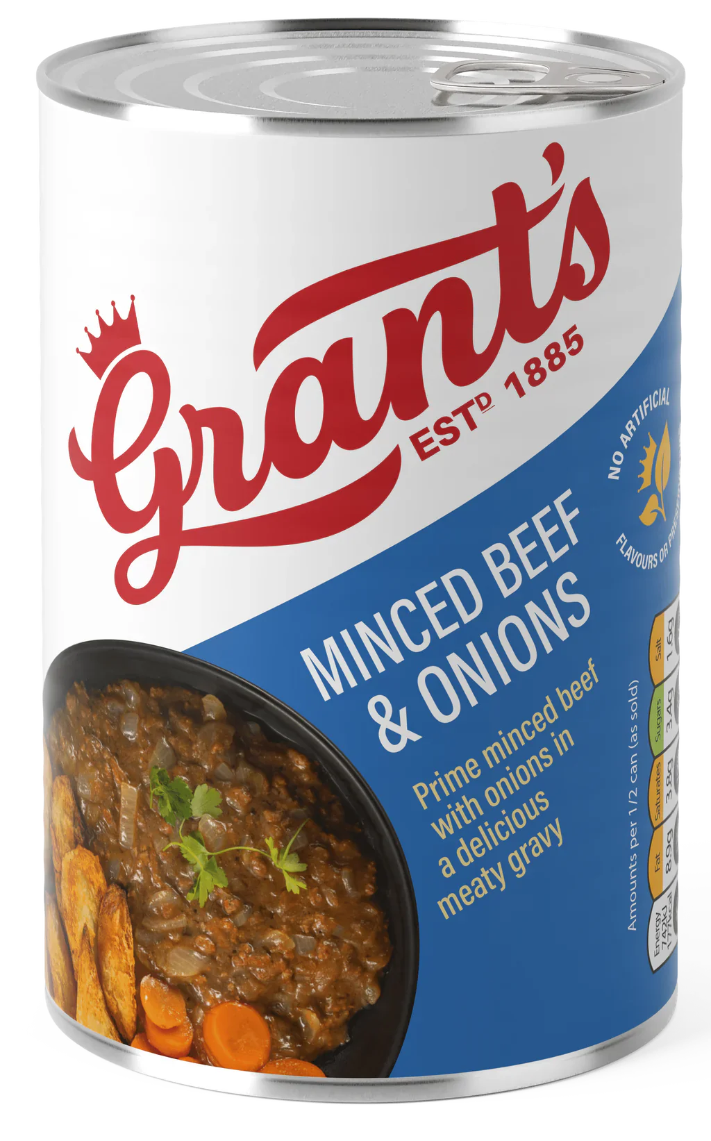 Grants Minced Beef & Onions 392g (GROCERY)