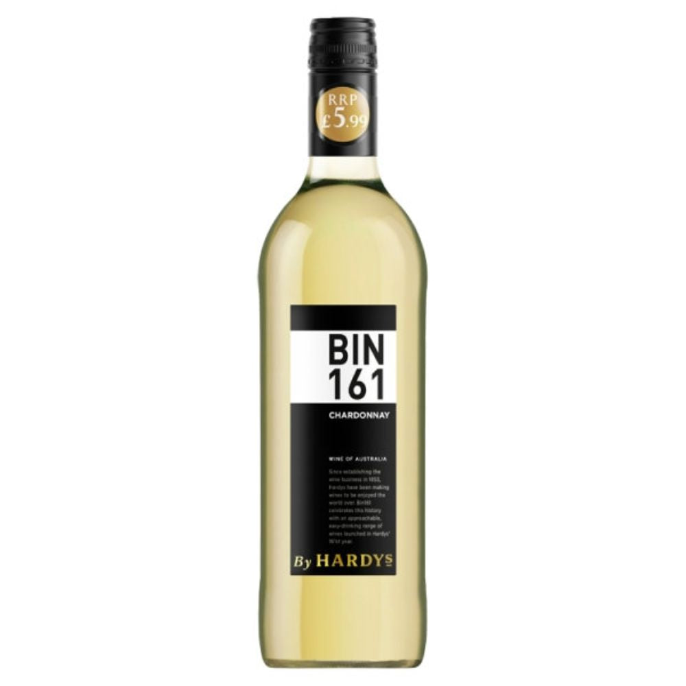 Hardy's Bin 161 Chardonnay Wine 75cl (ALCOHOL)