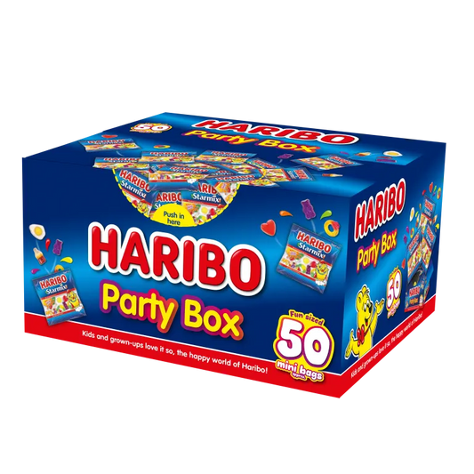 Haribo Starmix Party Box 50 Treat Bags (Confectionery)