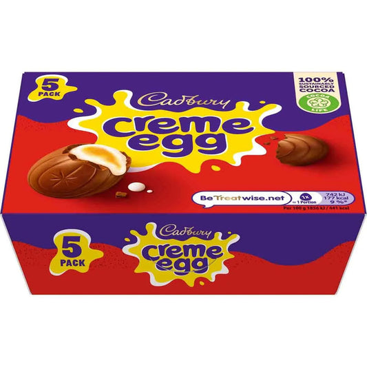 Cadbury Creme Eggs 5 Pack (FESTIVE)