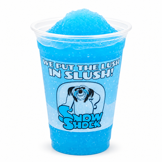 Snow Shock Slush Blue Raspberry Large Cup