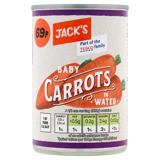 Jacks Baby Carrots 300g (GROCERY)