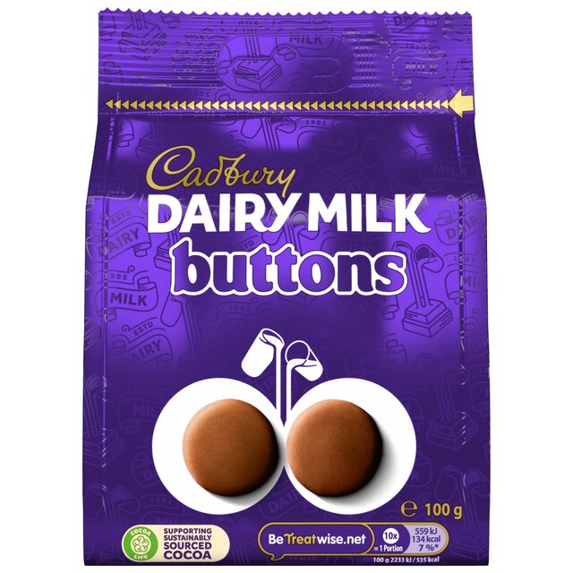 Cadbury Dairy Milk Giant Buttons 85g