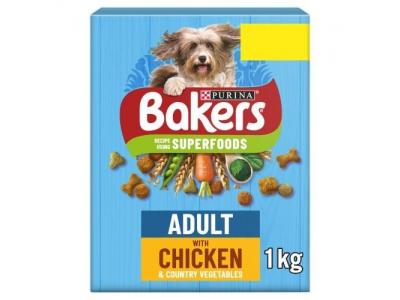 Bakers Chicken & Country Vegetables 1kg (DOGFOOD)