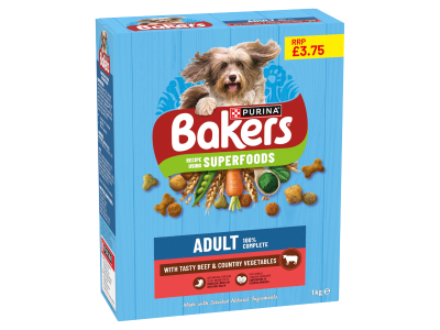 Bakers Beef & Country Vegetables 1kg (DOGFOOD)