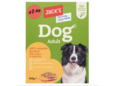 Jacks Dog Chicken & Vegetables 950g (DOGFOOD)