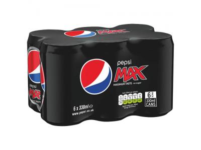 Pepsi Max 6x330ml (MULTIPACK)