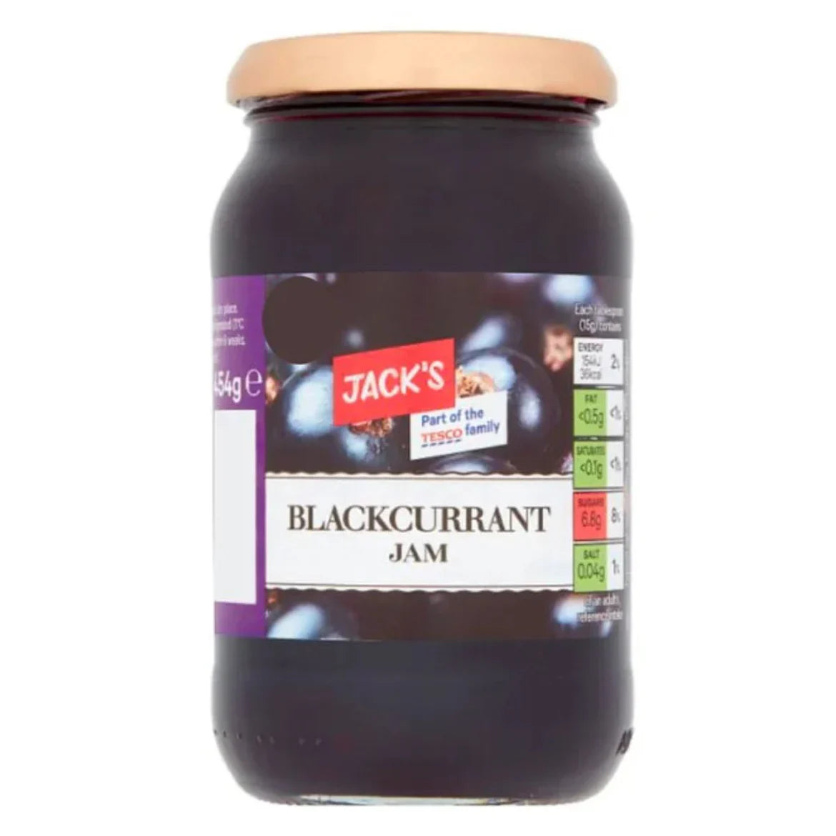 Jacks Blackcurrant Jam 454g (GROCERY)