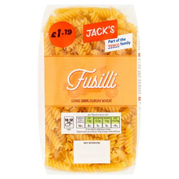 Jacks Fusilli Pasta 500g (GROCERY)