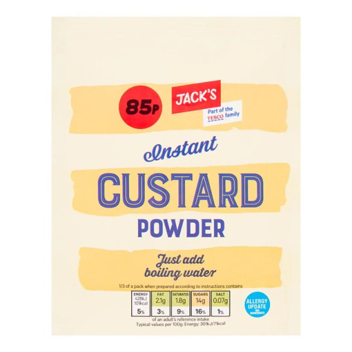 Jacks Instant Custard Powder 72g (GROCERY)