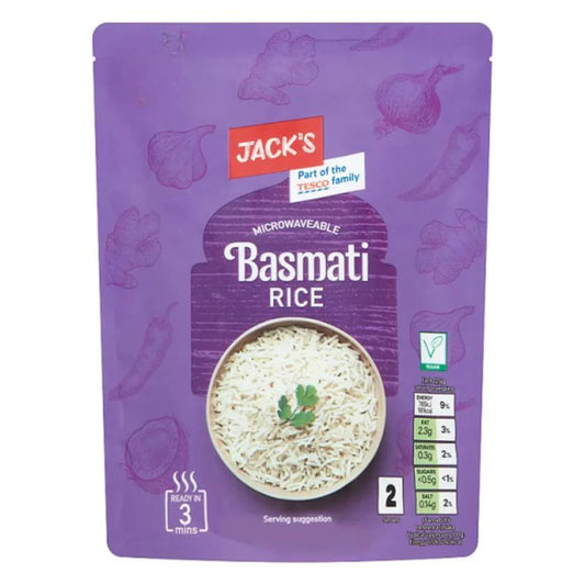 Jacks Microwaveable Basmati Rice 250g (GROCERY)