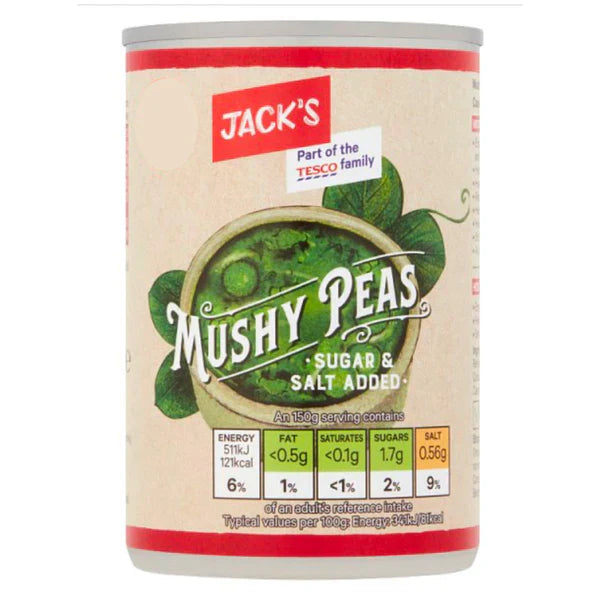 Jacks Mushy Peas 300g (GROCERY)