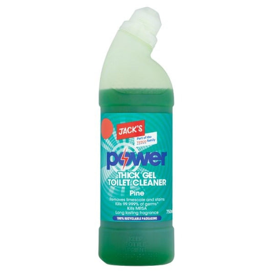 Jacks Power Thick Gel Toilet Cleaner Pine 750ml (HOUSEHOLD)